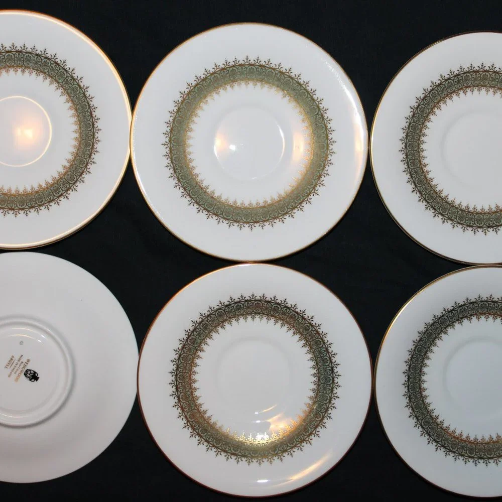 Wedgwood Argyll Bone China 15pc Tea Set - Picture 8 of 16